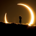 Eclipse annulaire photographiée en 2012 au Nouveau-Mexique