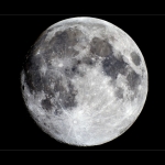 La Lune photographiée par P-M Heden de Vallentuna, en Suède