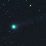 Photographie de la comète C/2018 V1 Machholz-Fujikawa-Iwamoto le 11 novembre 2018, depuis Turmkogel en Autriche 
